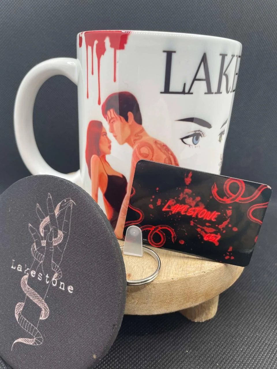 đ Coffret Mug â Mug + Porte-clĂ©s + Dessous de Tasse â Lakestone đđ